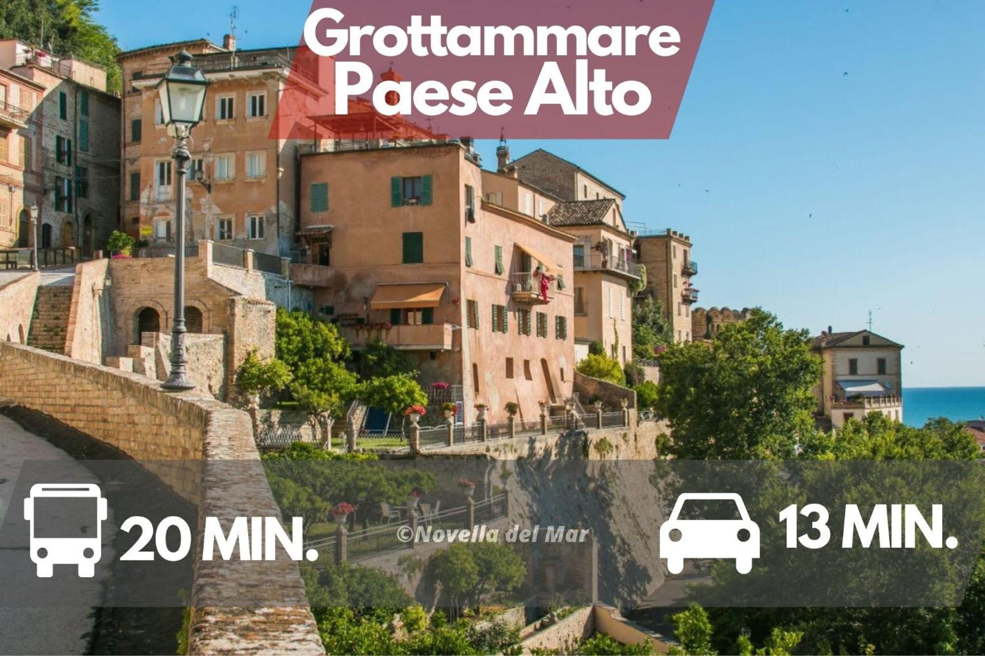 Villa Novella Del Mar Prima Fila Dal Mare Grottammare Exterior foto